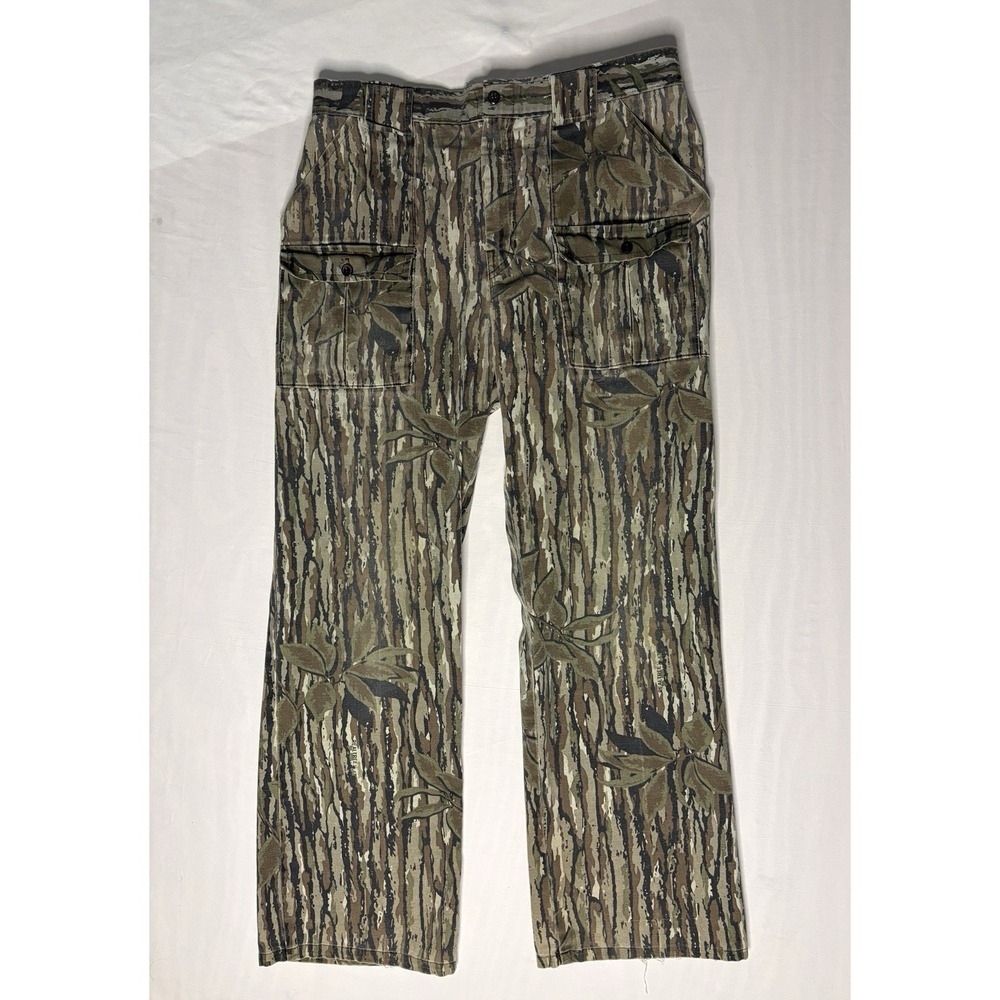 Vinage Walls Camo Cargo Pants Men's Size 36x30 Medium Straight USA Made Hunting